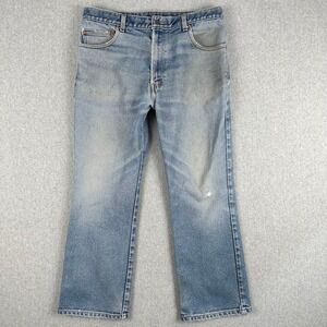 Vintage Levi's 517 Boot Cut Jeans‎ Men 34x27 Distressed Denim Y2K Rodeo Western